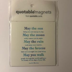 Apache Blessing QuoteableMagnet NEW IN PACKAGE